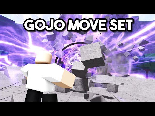 NEW GOJO Move Set in Roblox Saitama Battlegrounds