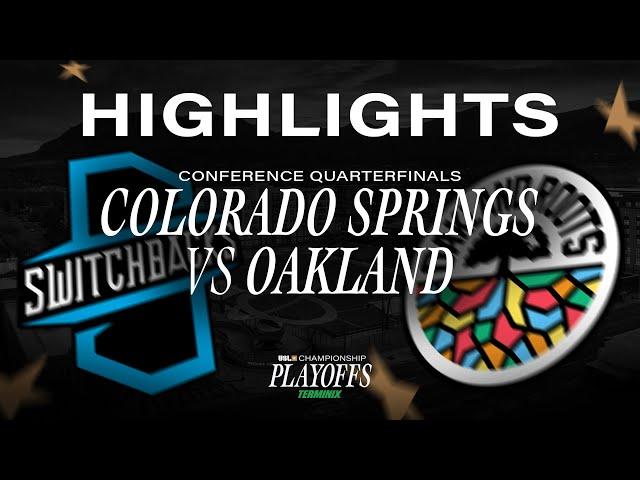 11.2.2024 | Colorado Springs Switchbacks FC vs. Oakland Roots SC - Game Highlights