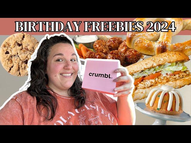 MY FIRST TIME GETTING BIRTHDAY FREEBIES!! // Birthday Freebies 2024