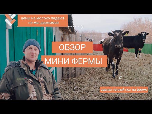 Построил мини-ферму мечты в сельской глубинке. Обзор хозяйства