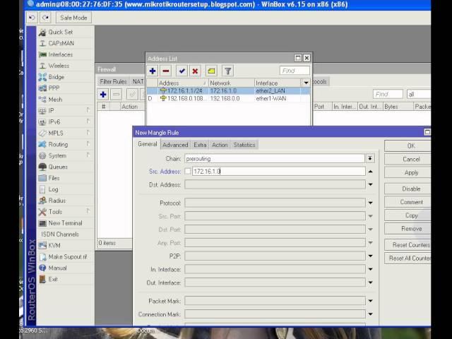 Mikrotik Router Configure Routing Mark Useing Mangle Rule