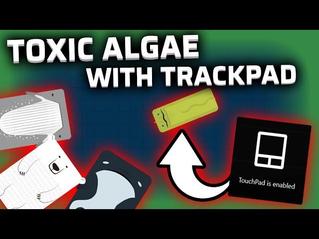 PLAYING TOXIC ALGAE WITH TRACKPAD! | Deeeep.io gameplay