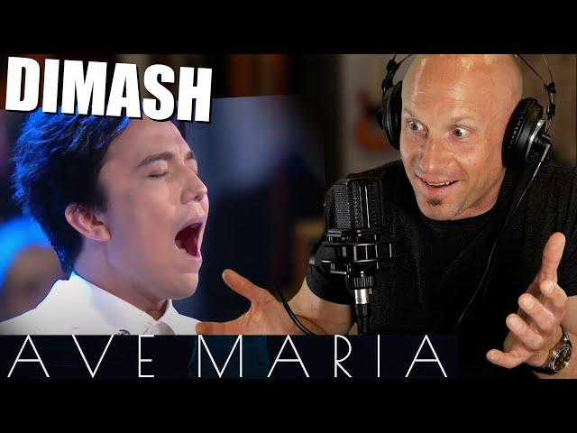 First time Reaction & Vocal ANALYSIS Dimash - AVE MARIA | New Wave 2021