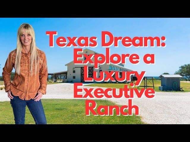 Texas Dream: Explore this Luxury Executive Ranch for Sale in the Heart of Lone Star Living!