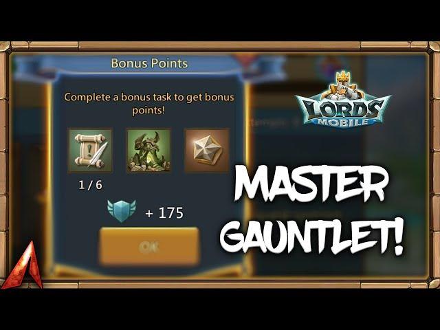 Lords Mobile Master Gauntlet Stream!