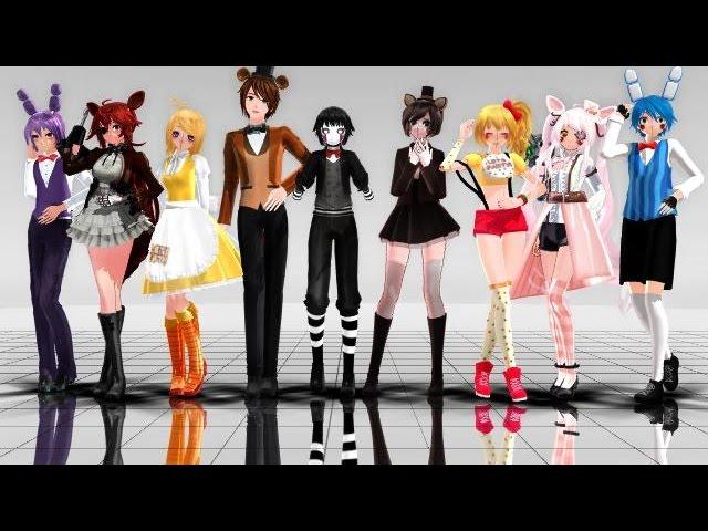 【MMD】《FNAF》 Talk Dirty