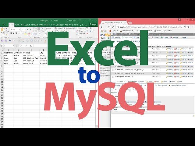 How to Import Excel Data Into MySQL Table