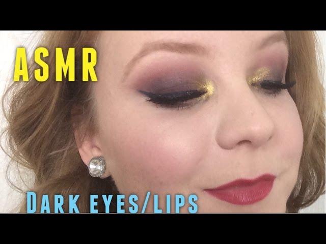 ASMR - dark eye & red lips :3 || AylaASMR