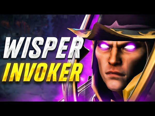 WISPER РАЗДАЕТ СТИЛЯ НА ИНВОКЕРЕ! Dota 2 Top invoker!