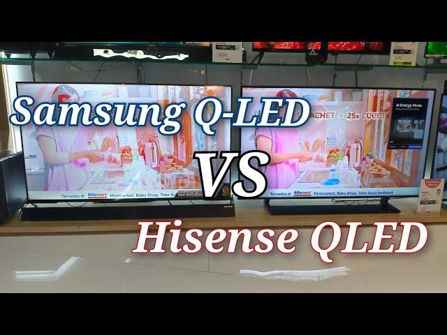 SAMSUNG QLED Q60D VS HISENSE Q6N ‼️ SIAPA JUARA QLED ‼️