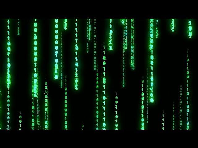 Matrix Binary Falling Rain Code Screensaver | 10 Hours Screensaver & Live Wallpaper HD! No Audio!