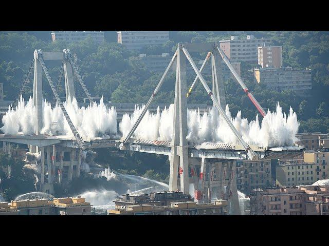 Dangerous Explosive Demolition Collapses Epic Destruction of Various Engineering Structures