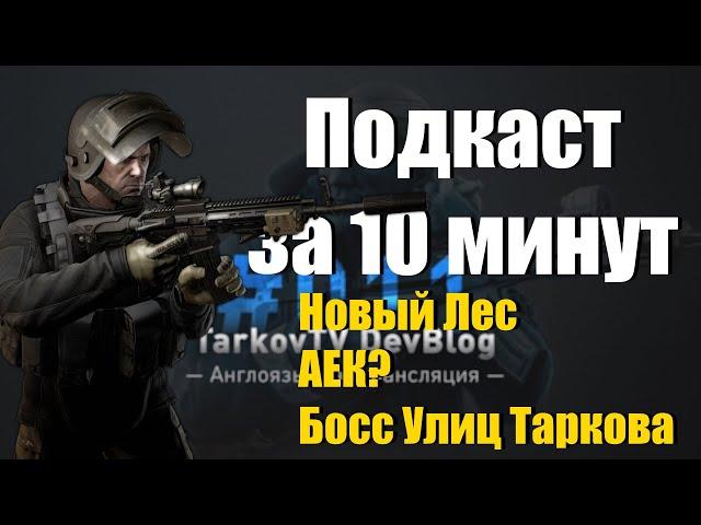 Подкаст DevBlog #011 за 10 минут. АЕК в Escape from Tarkov?