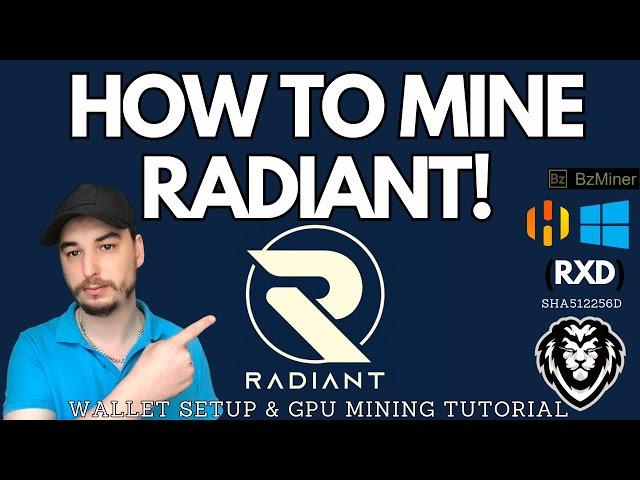 How To Mine Radiant RXD - HiveOS & Windows - GPU MINING TUTORIAL