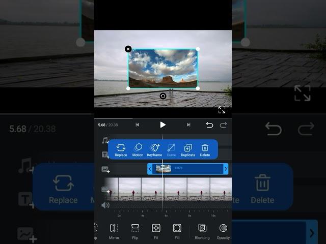 Split Timelapse tutorial vn video editor #shorts