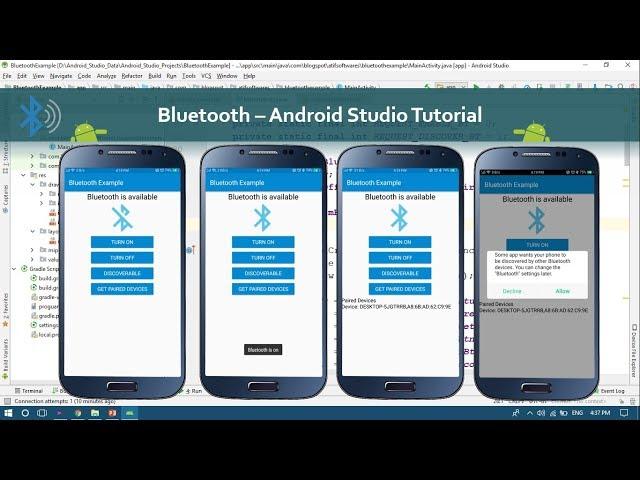 Bluetooth | Android Studio | Java