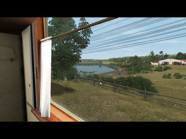 Trainz Railroad Simulator 2019 Balezino-Mosti (Krutoborka-Mosti pass train