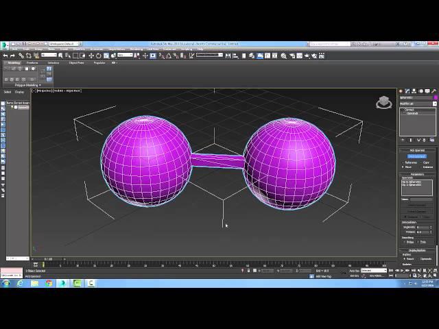 3ds Max  11-13 Compound Objects   Connect