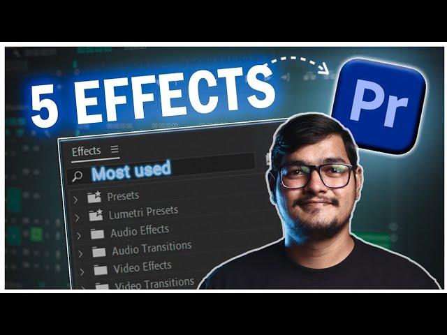 5 Most used Effects In Premiere Pro for Beginners | Lalit Mohan Pandey