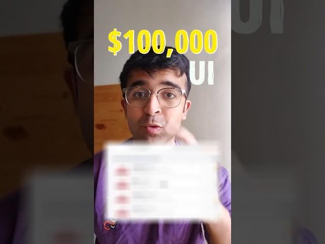 $100,000 UI Design Project! Insane! #uidesign #shorts