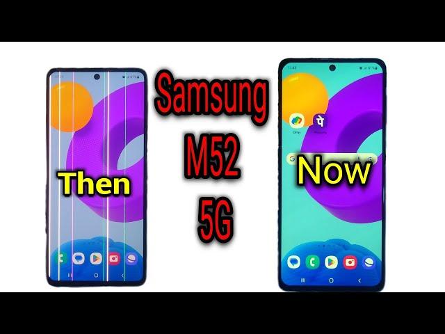 Samsung Galaxy M52 5g Display Green Lines Problem | Samsung M52 5g Display and Touch Screen Change