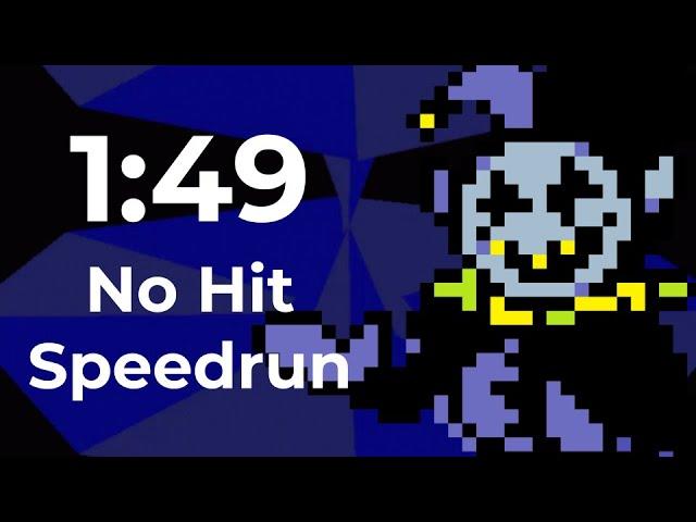 JEVIL - No Hit Speedrun in 1:49 (Pacifist) (PB) | DELTARUNE Chapter 1