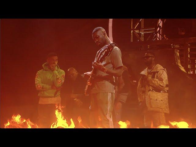 Dave - In The Fire (ft. Giggs, Ghetts, Meekz & Fredo) (Live at The BRITs 2022)