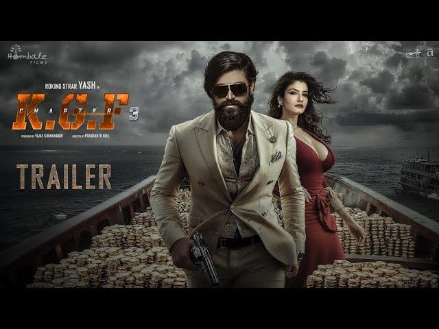 K.G.F: Chapter 3 - Trailer | HINDI | Rocking Star Yash | Prabhas | Raveena Tondon | Prashanth Neel