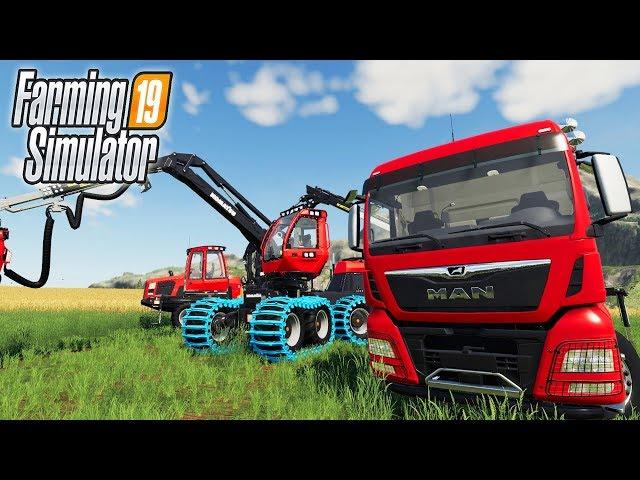 ЛЕСОЗАГОТОВКА В FARMING SIMULATOR 19