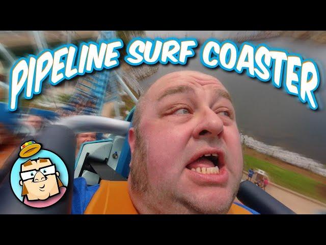 Brand New Pipeline Surf Coaster at SeaWorld Orlando!  Flamingo Boats and Ice Breaker Roller Coaster