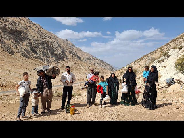 Iran nomadic life: Jahangir and Maryam's joy for the arrival of their son and grandchildren