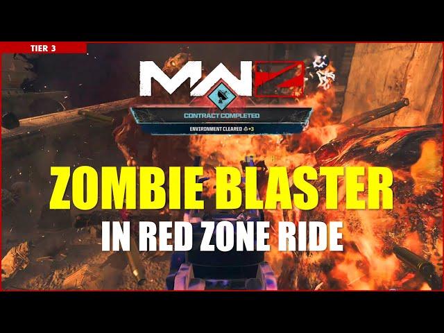 MW3 Zombies - A ZOMBIE BLASTER in RED ZONE RIDE