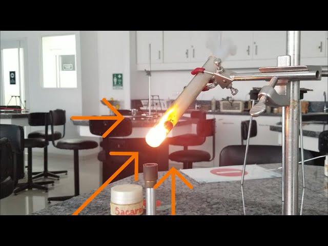 Descomposición del Clorato de Potasio y Oxidación de la Sacarosa