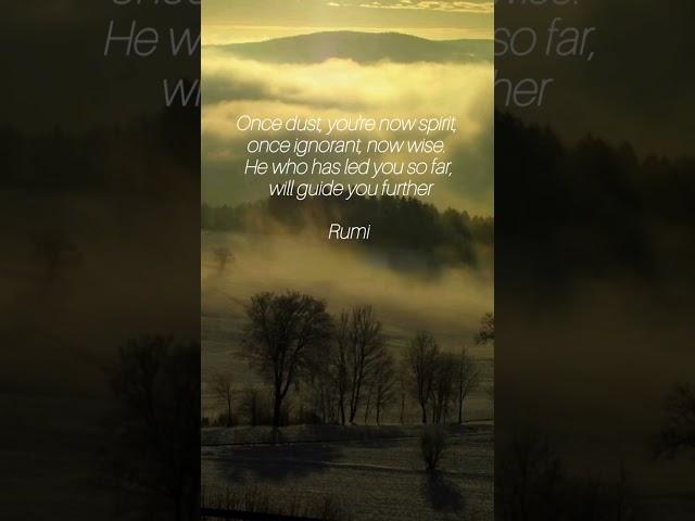 The one Will guide you.... #music #rumi