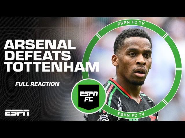 Arsenal-Tottenham REACTION: Set pieces, Timber's yellow card & Premier League outlook | ESPN FC