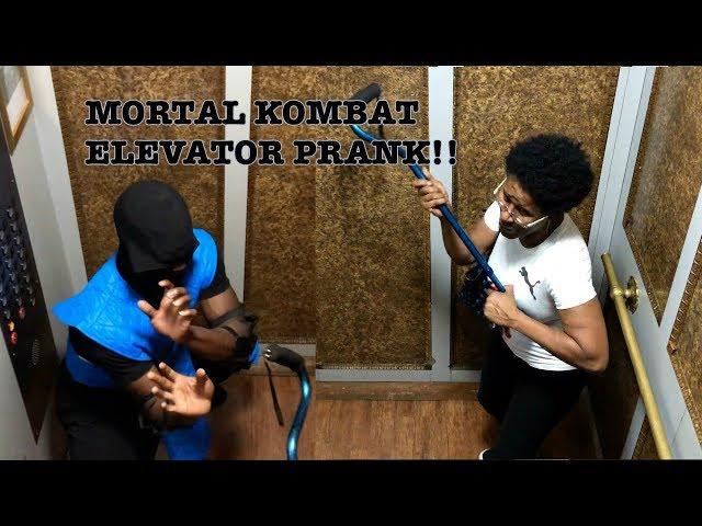 MORTAL KOMBAT ELEVATOR PRANK!