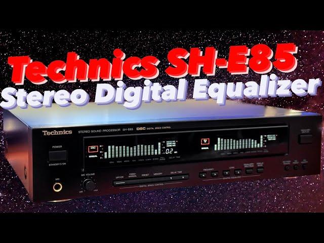 Technics SH-E85 Rare 90's Vintage Digital Graphic Equalizer