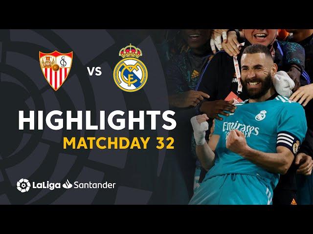 Highlights Sevilla FC vs Real Madrid (2-3)