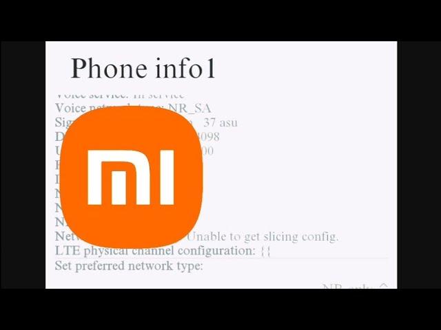 FORCE 5G ONLY SETTING| XIAOMI MI REDMI MOBILES | PHONE INFO | HIDDEN SETTINGS.