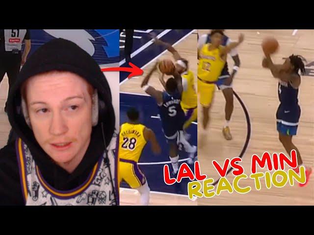 Reacting to Lakers vs Timberwolves Regular Season Game...