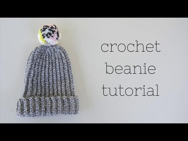 Crochet Beanie Tutorial - Birch Wood Beanie