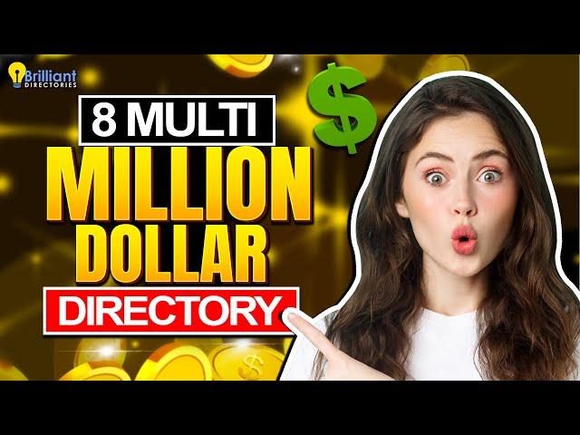 8 Multi Million Dollar Directory Sites with Directory Software  Start a Membership Website NOW!