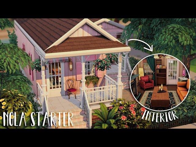 Shotgun Starter Home ...(Sims 4 Speed Build)