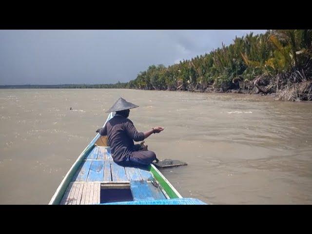 mancing kali ini mendapat ujian hampir jatuh ke air Alhamdulillah masih ada hasil #pancingkulup