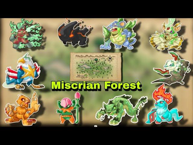 Misrits Back!! Miscrian Forest All Location Rare , Epic ,Exotic