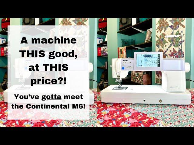 The BEST Sewing Machine For The BEST Price! | The Janome Continental M6