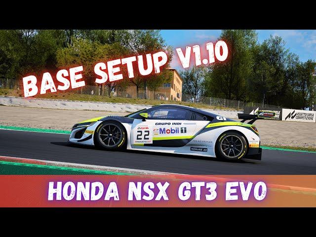 HONDA NSX GT3 EVO | ▸BASE SETUP◂ | FREE | ACC v1.10