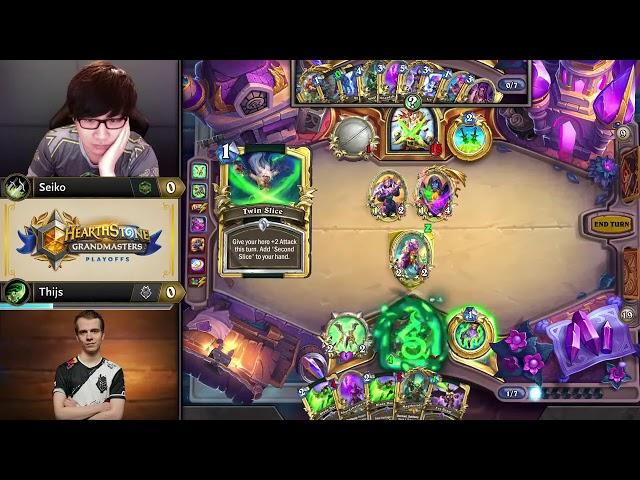 Seiko vs Thijs - Initial - Hearthstone Grandmasters Europe 2020 Season 2 - Playoffs