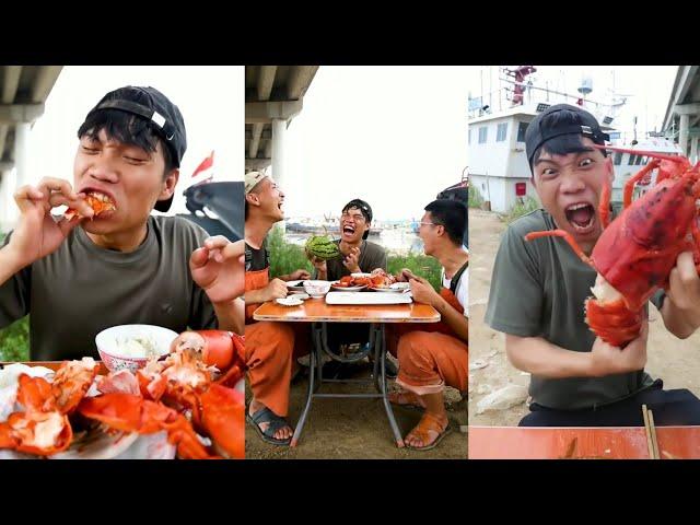 #Funny chinese fisherman eating seafood || Funny video ||Mukbang #3