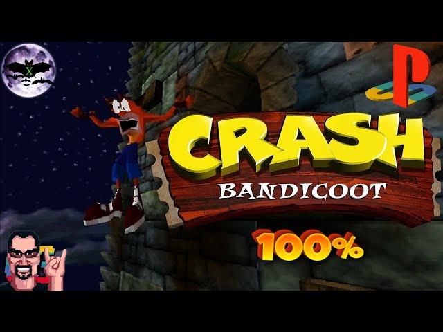 Crash Bandicoot прохождение 100% | Игра на ( PS1, PlayStation 1 ) Стрим rus